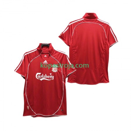 Billiga Fotbollströjor Liverpool 2006 2008 Retro Hemma tröja Kortärmad